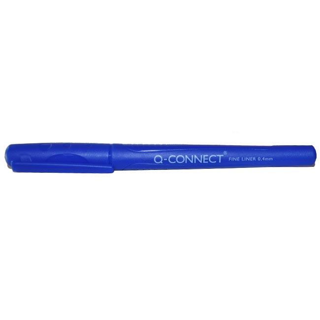Q-Connect Flomaster, 0.4mm, Plavi