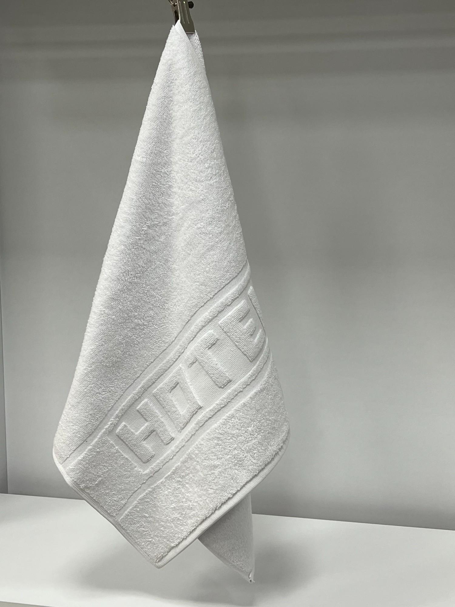 VIKTORIJA Peškir sa natpisom Hotel 40x80cm 500g/m2, Beli