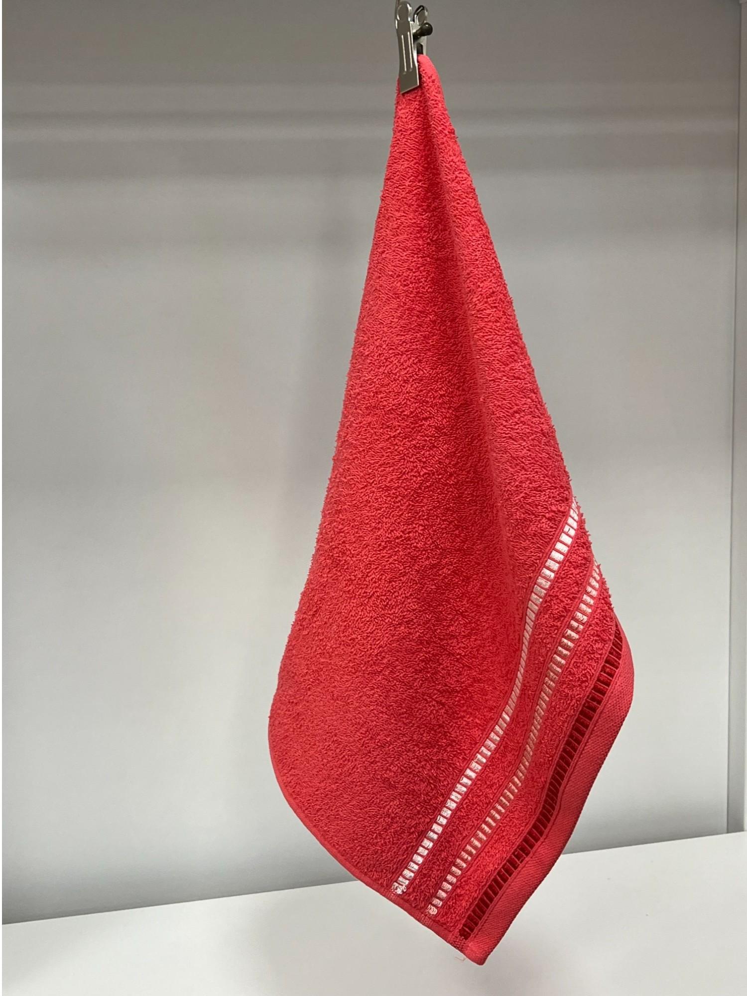 VIKTORIJA Peškir Stock 70x50cm S18 Dezen, Crveni