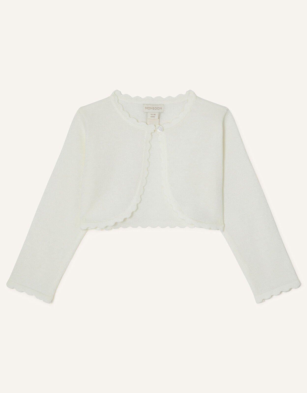 Monsoon Kardigan za devojčice Niamh, Beli