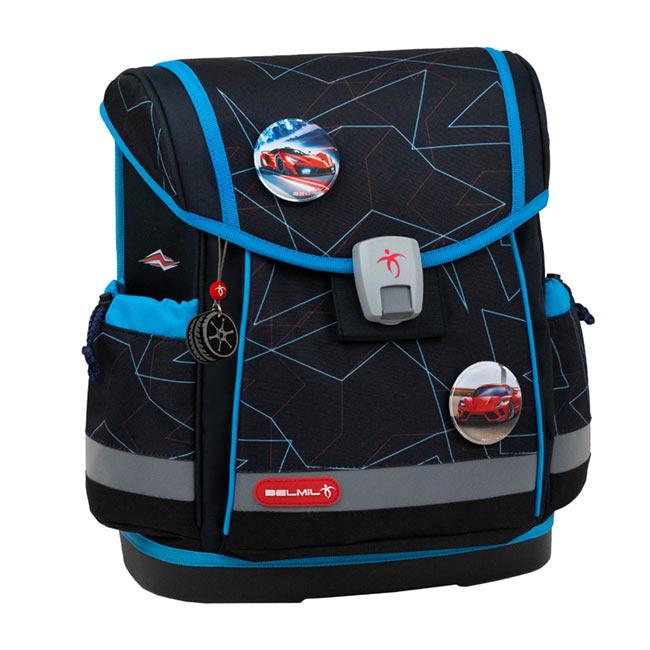 Belmil Školski ranac za dečake 405-78 Cars, Teget