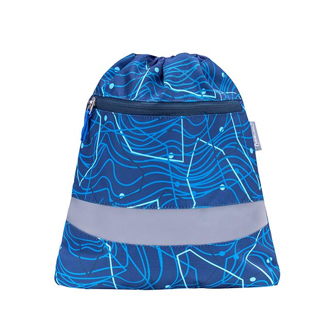 Belmil Sportska torba za dečake Abstract Neon Blue 336-97, Plava