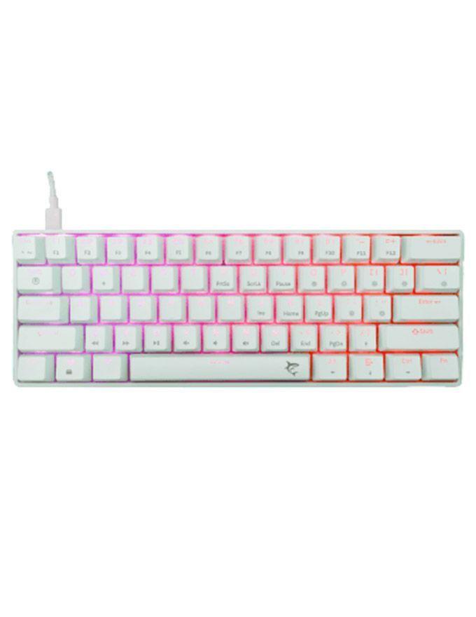 White Shark Tastatura - Shinobi 2 - Vhite - Red svitch