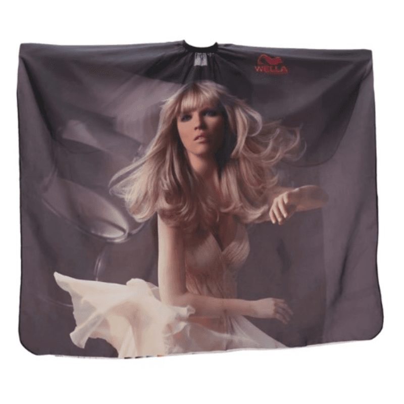 WD Frizerski ogrtač za šišanje i farbanje Women, Crni