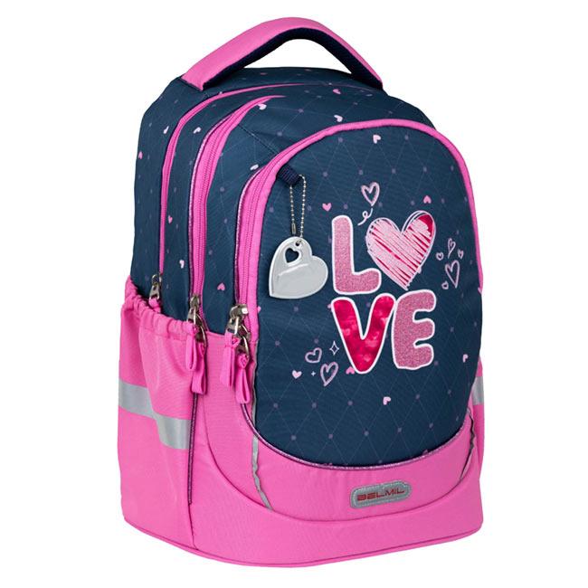 Belmil Ranac 338-87 Heart, Teget - roze