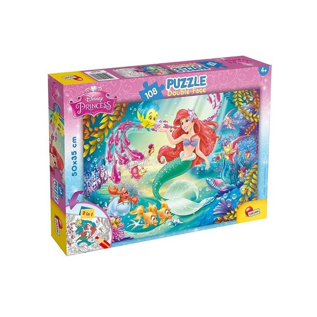 Lisiciani Puzle Mala sirena 2u1 48069, 108 delova