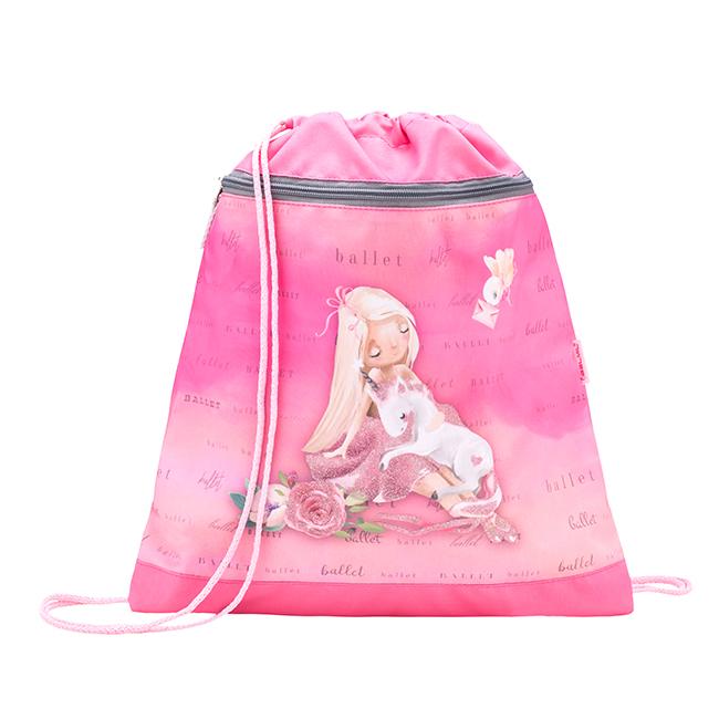 Belmil Sportska torba za devojčice Ballet Dark Pink 336-91, Roze