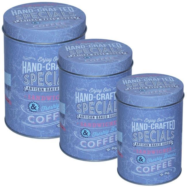 Set metalnih kutija 03779-15, Plavi