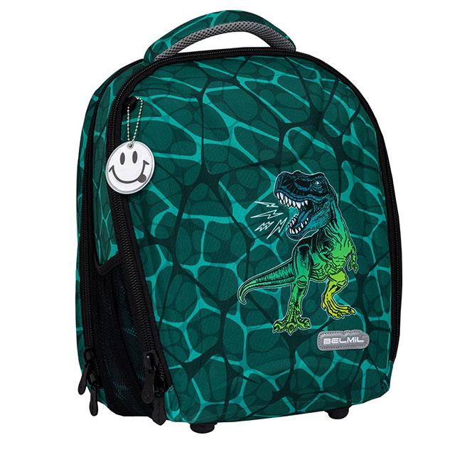 Belmil Školski ranac za dečake T-Rex 338-82, Zeleni