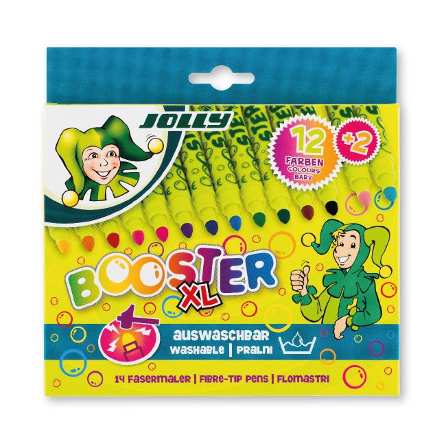 Jolly Flomasteri Booster 4430-0015, XL, Šareni
