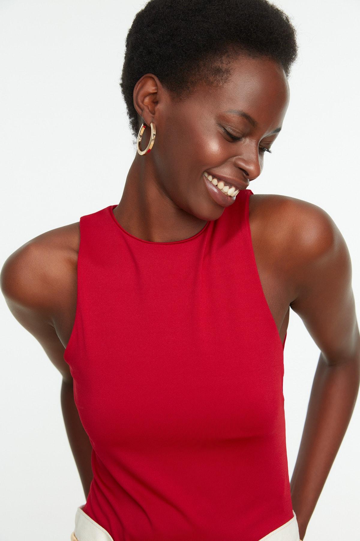 Trendyol Ženski bodi, Bordo