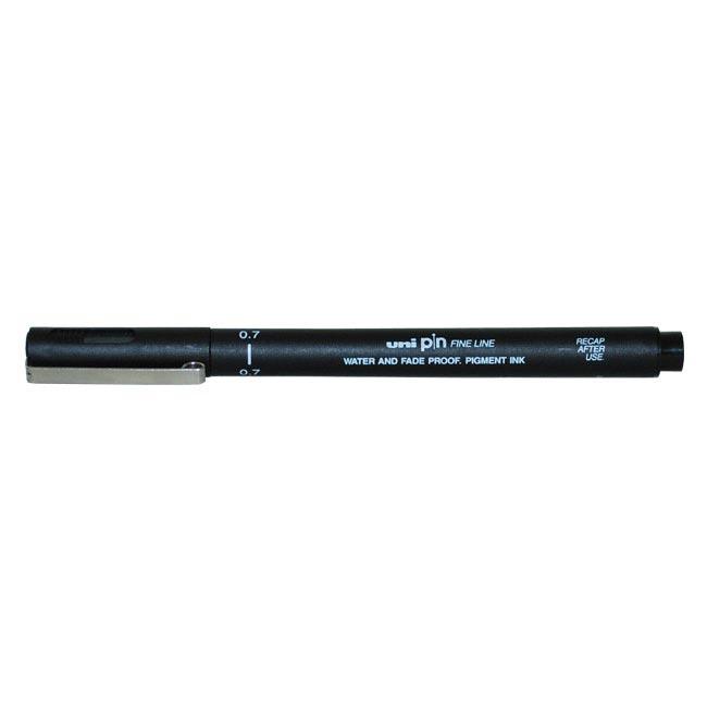 Uniball Flomaster, 0.7mm, Crni