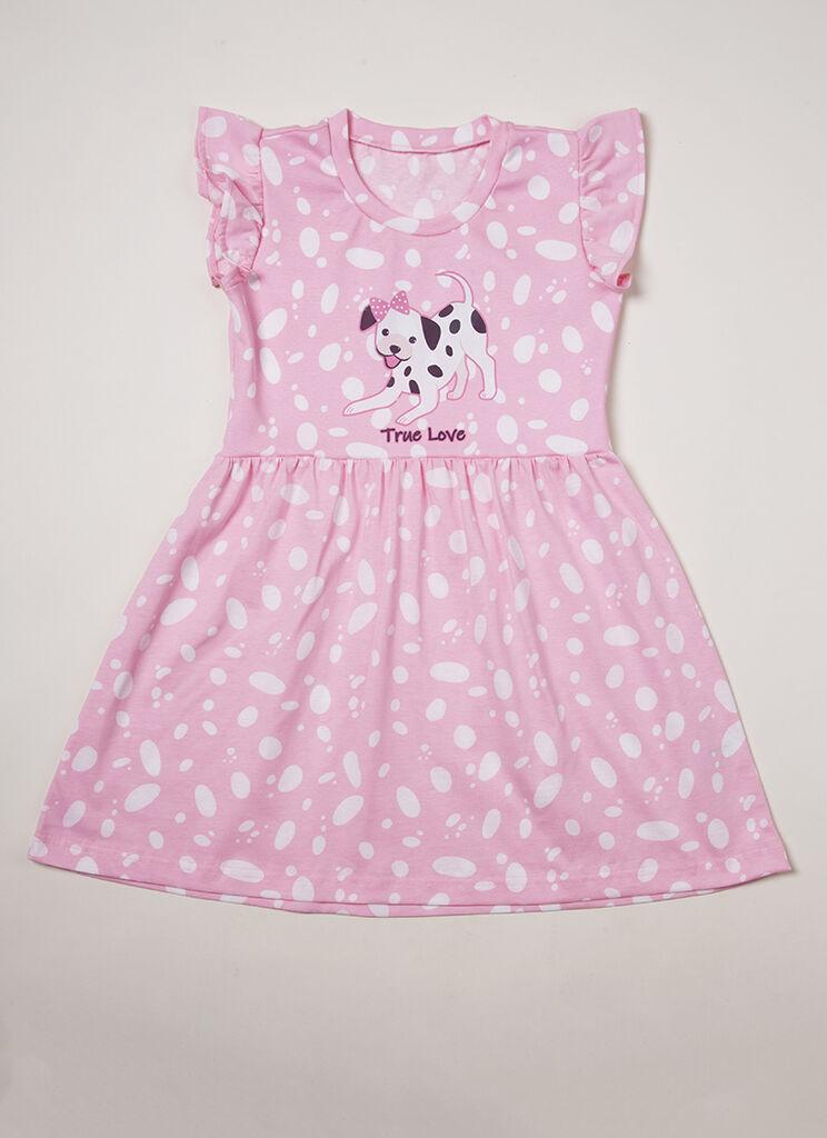 Jasmil Spavaćica za devojčice kratkih rukava, Roze