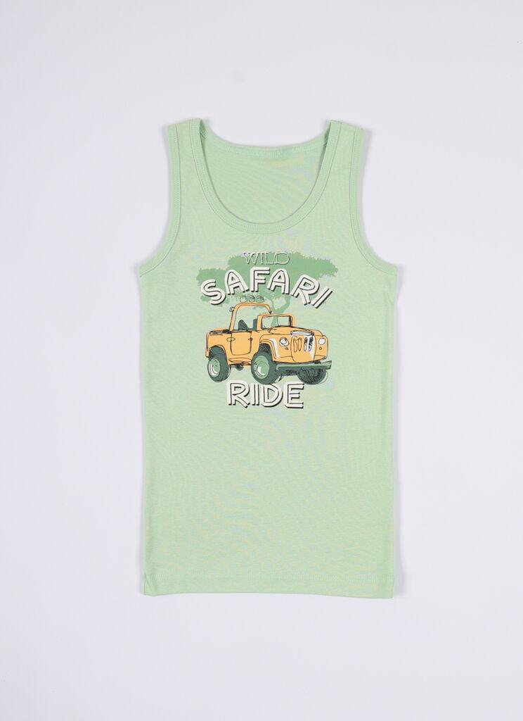 Jasmil Majica za dečake bez rukava, Zelena