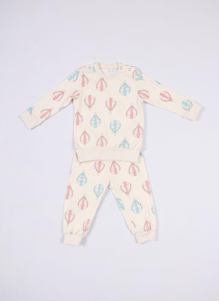 Jasmil Pidžama za bebe 24B-16P101, Bež