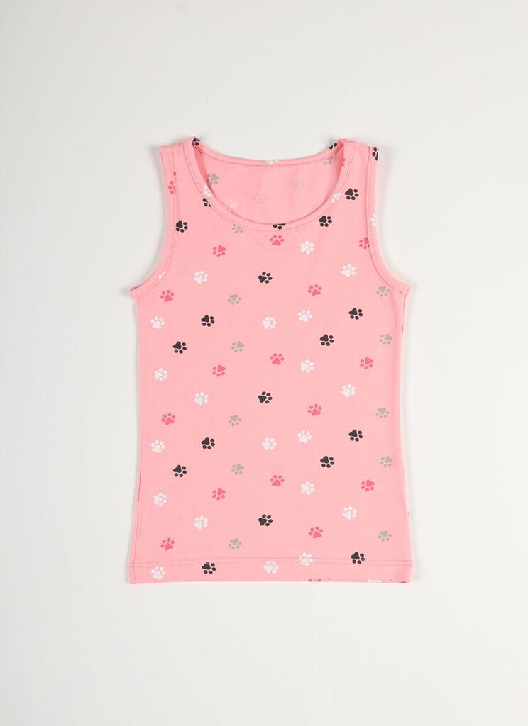 Jasmil Majica za devojčice bez rukava, Svetloroze