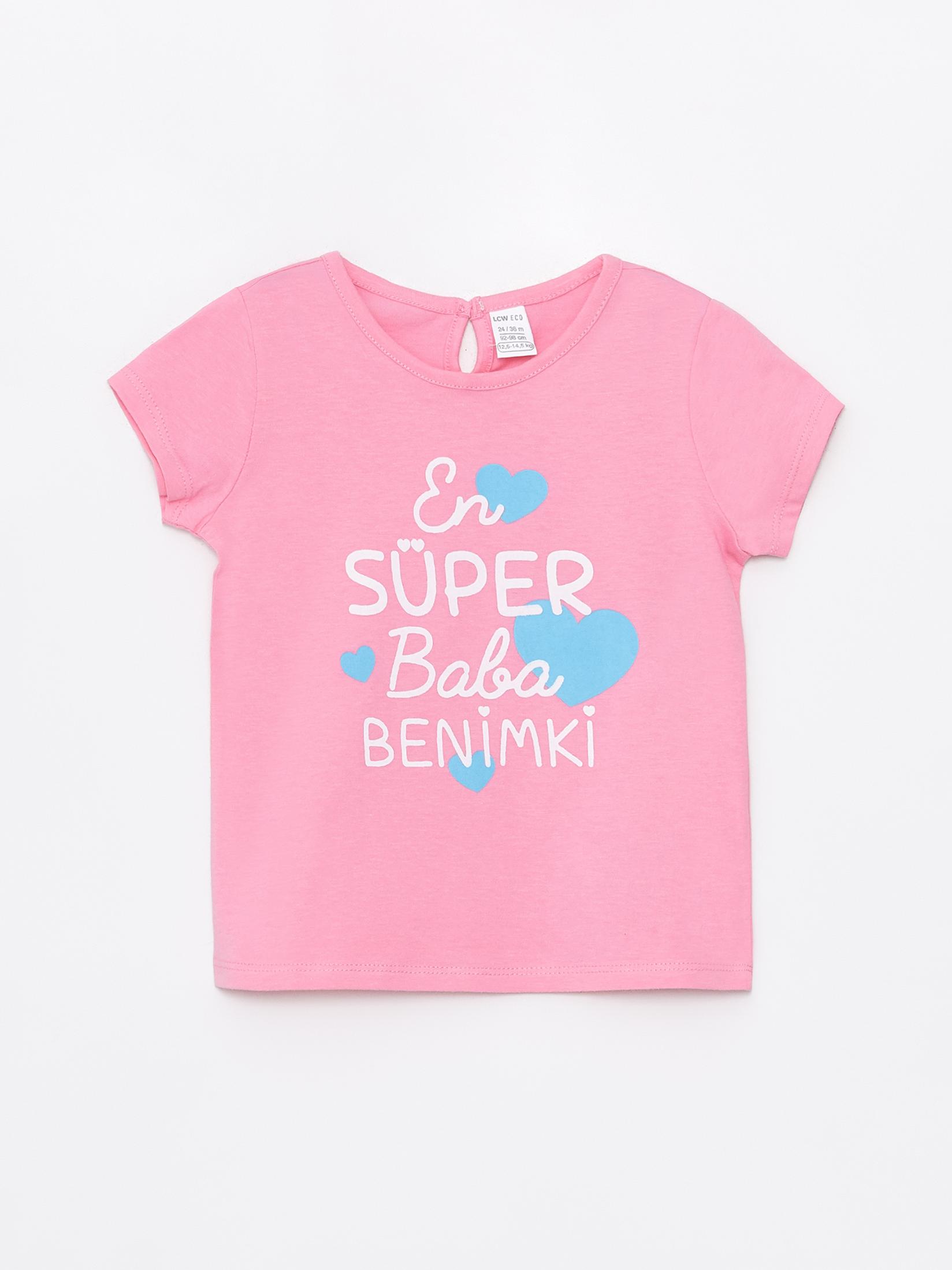 LC Waikiki Majica za devojčice S4DV57Z1-GEV, Roze