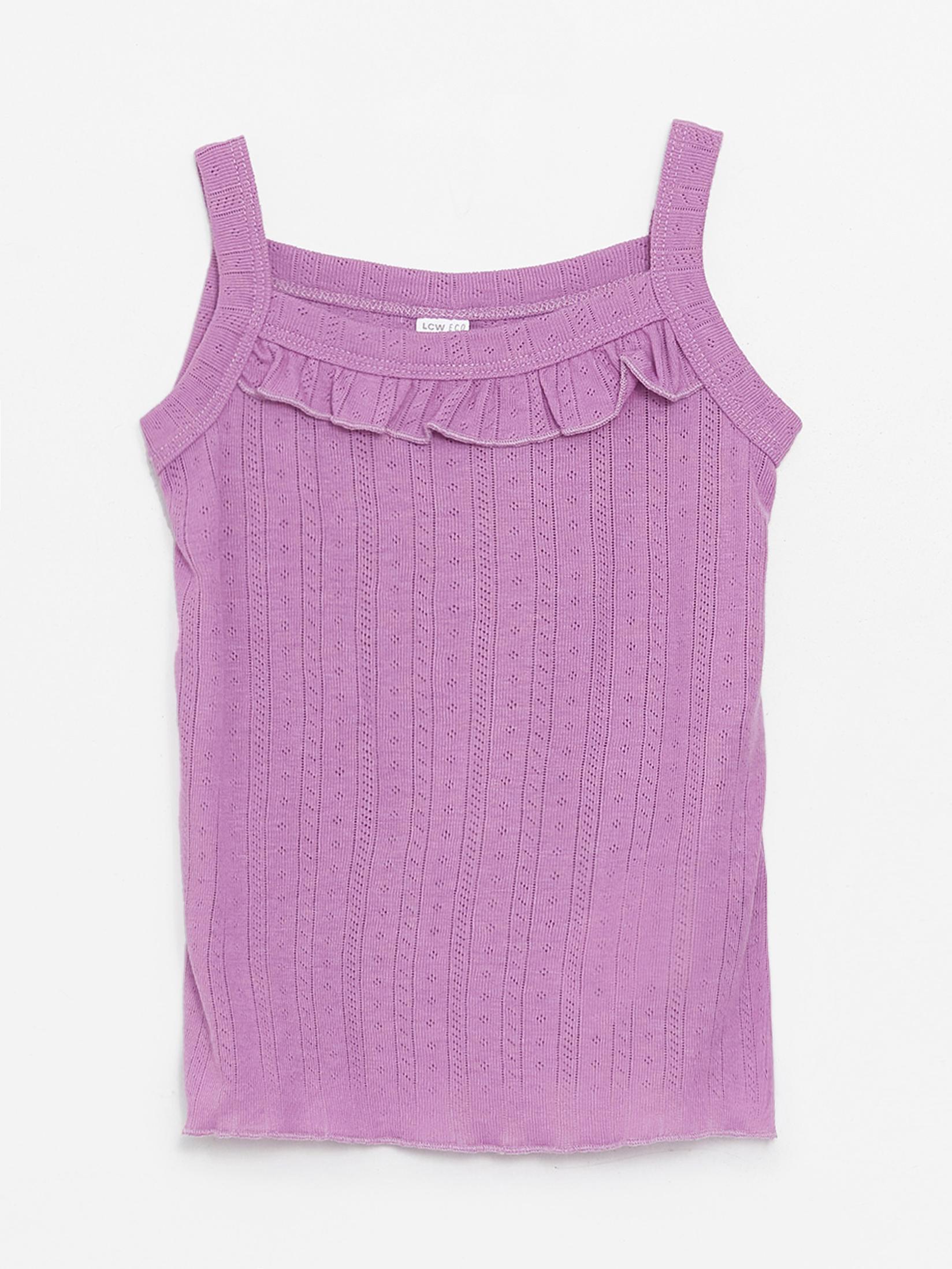 LC Waikiki Majica za devojčice S4L139Z1-H5Z, Ljubičasta