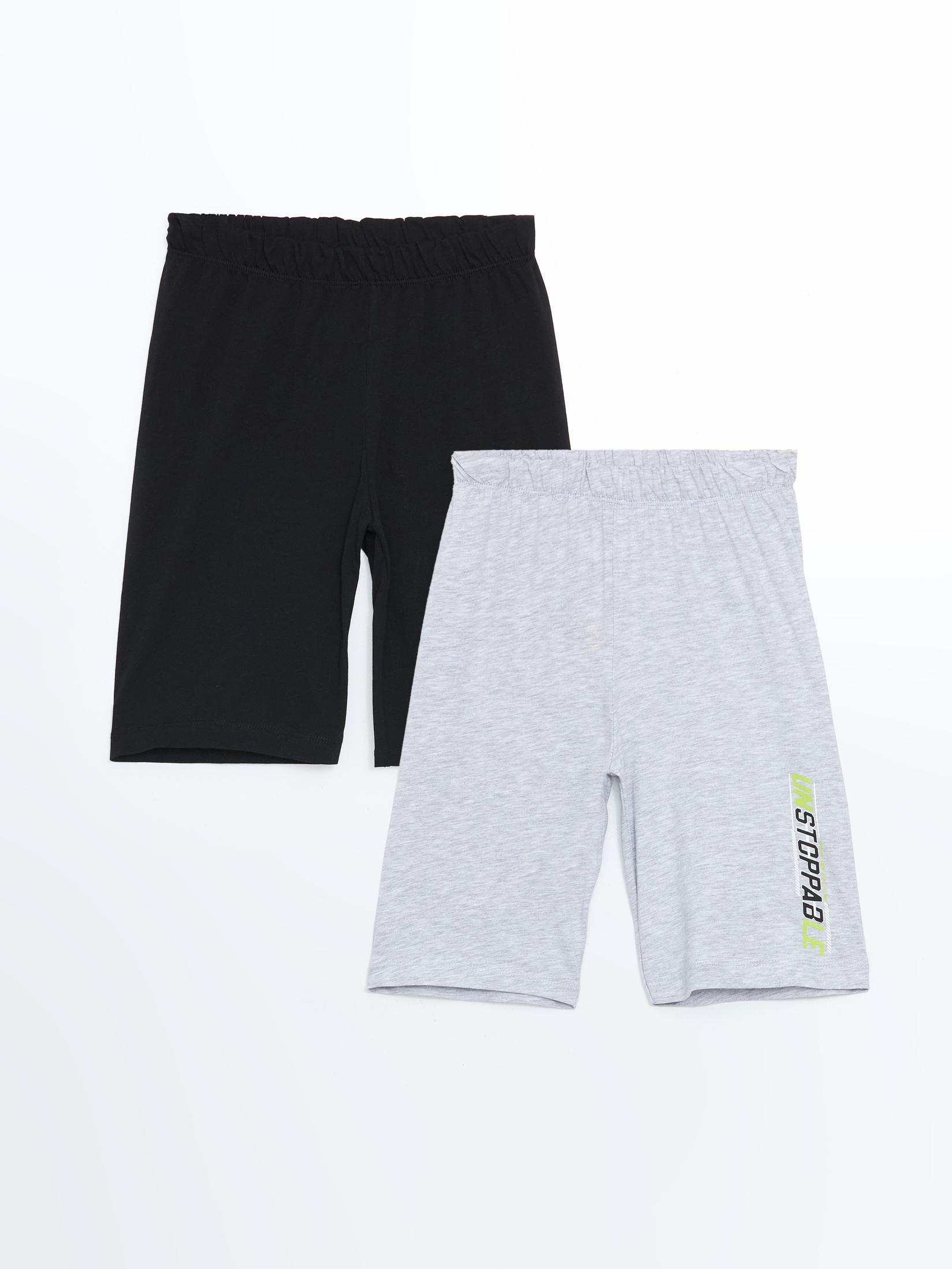 LC Waikiki Donji deo pidžame za dečake S57368Z4-CVL, 2 Para, Crno-Sivi