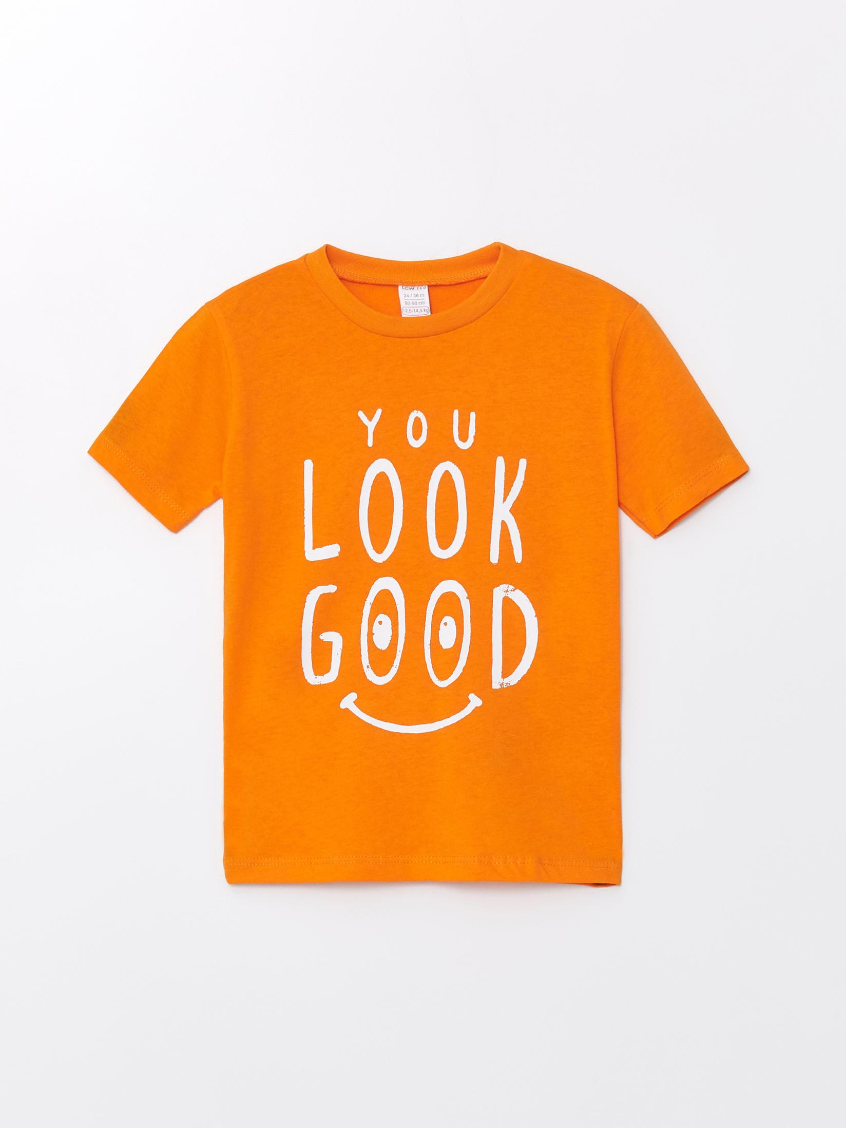 LC Waikiki Majica za dečake S4KE91Z1-KY7, Narandžasta