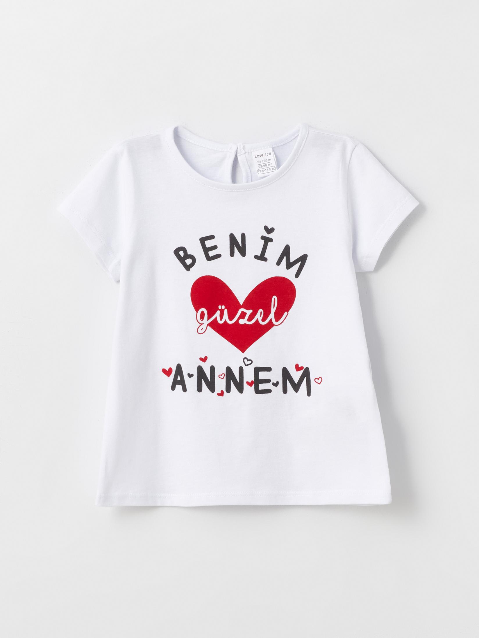 LC Waikiki Majica za devojčice S4DV59Z1-J5E, Bela