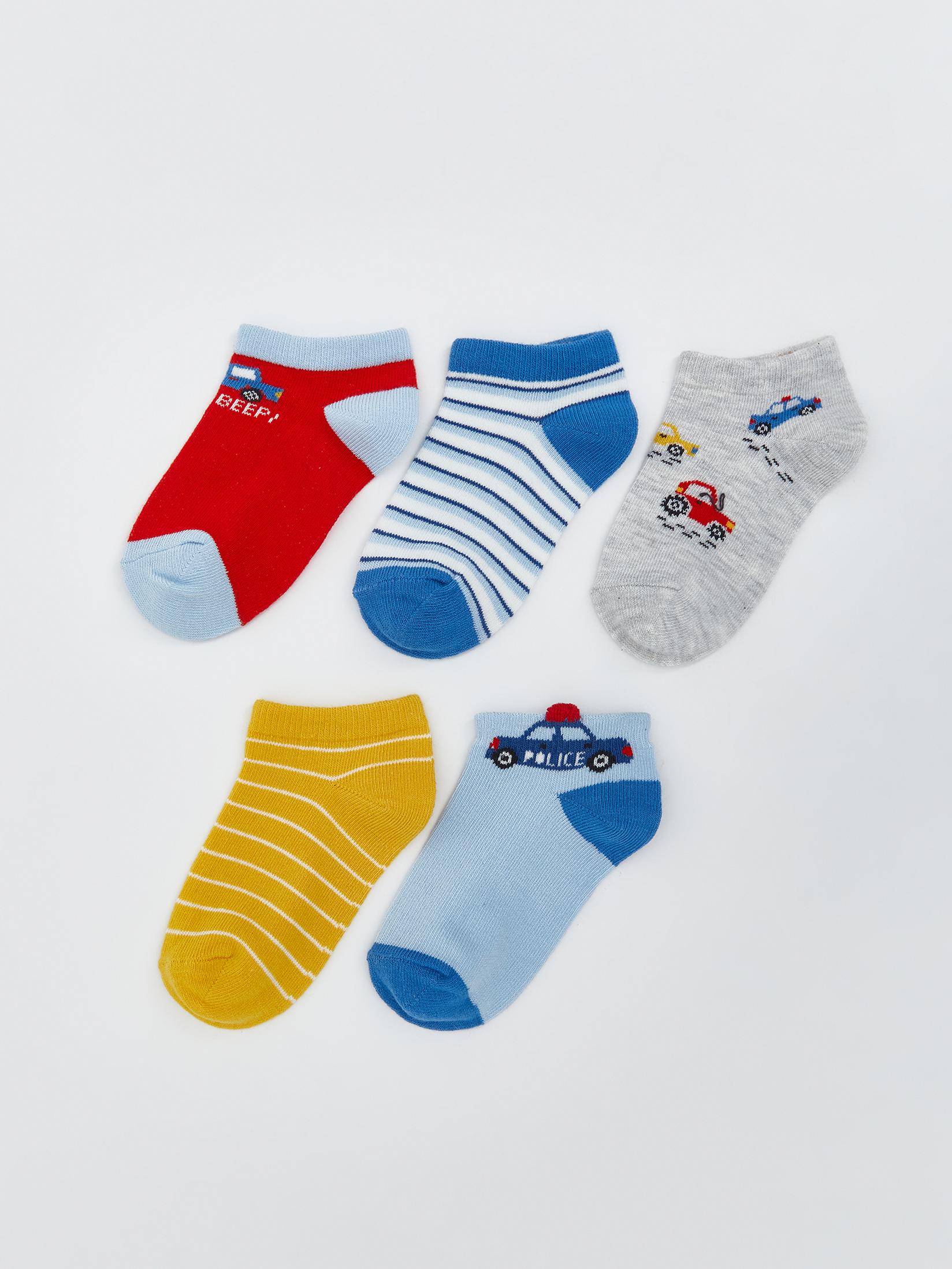 LC Waikiki Čarape za dečake S55295Z1-JP6, 5 Pari, Šarene