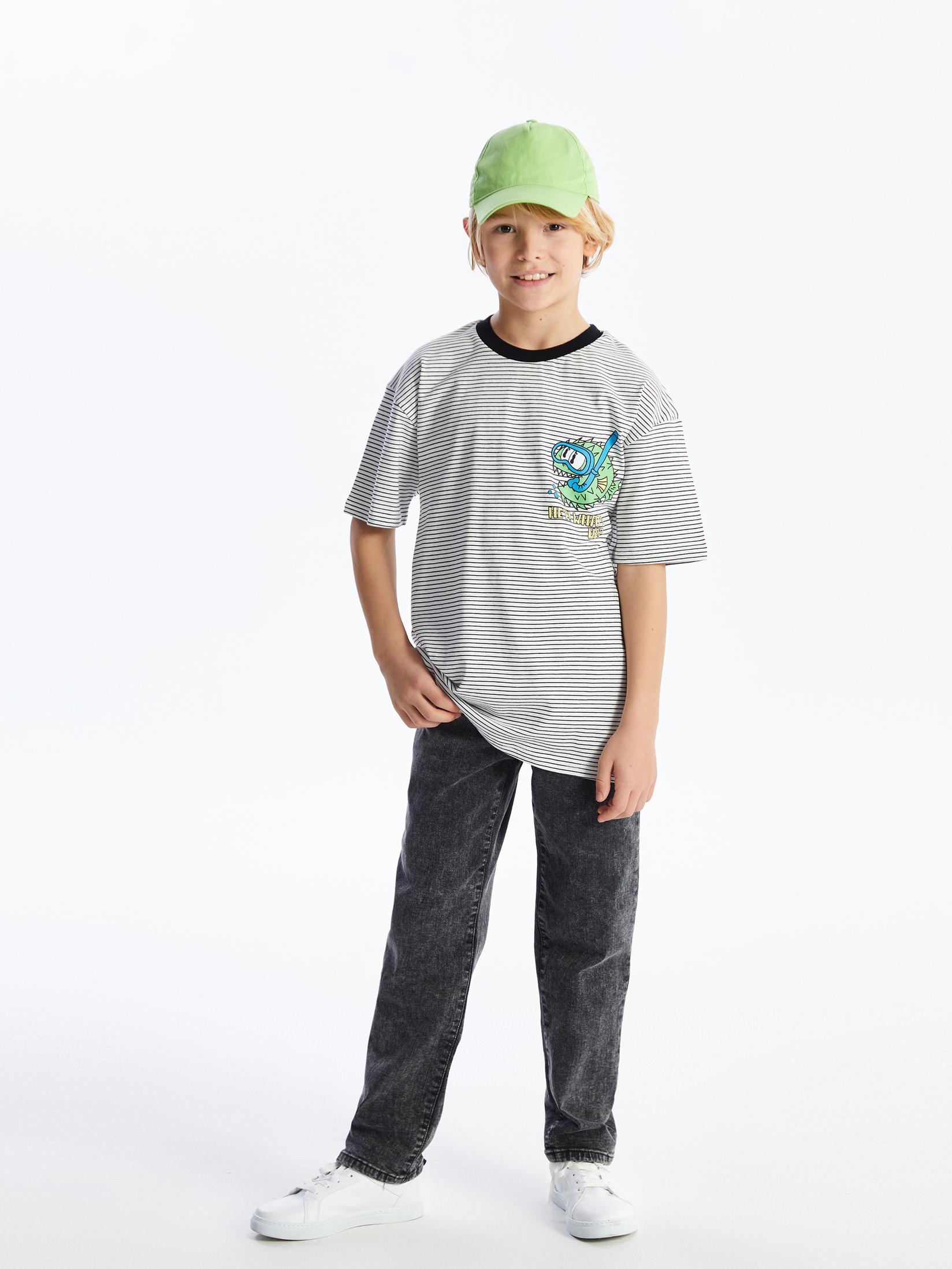 LC Waikiki Farmerke za dečake S46007Z4-M0U, Tamnosive