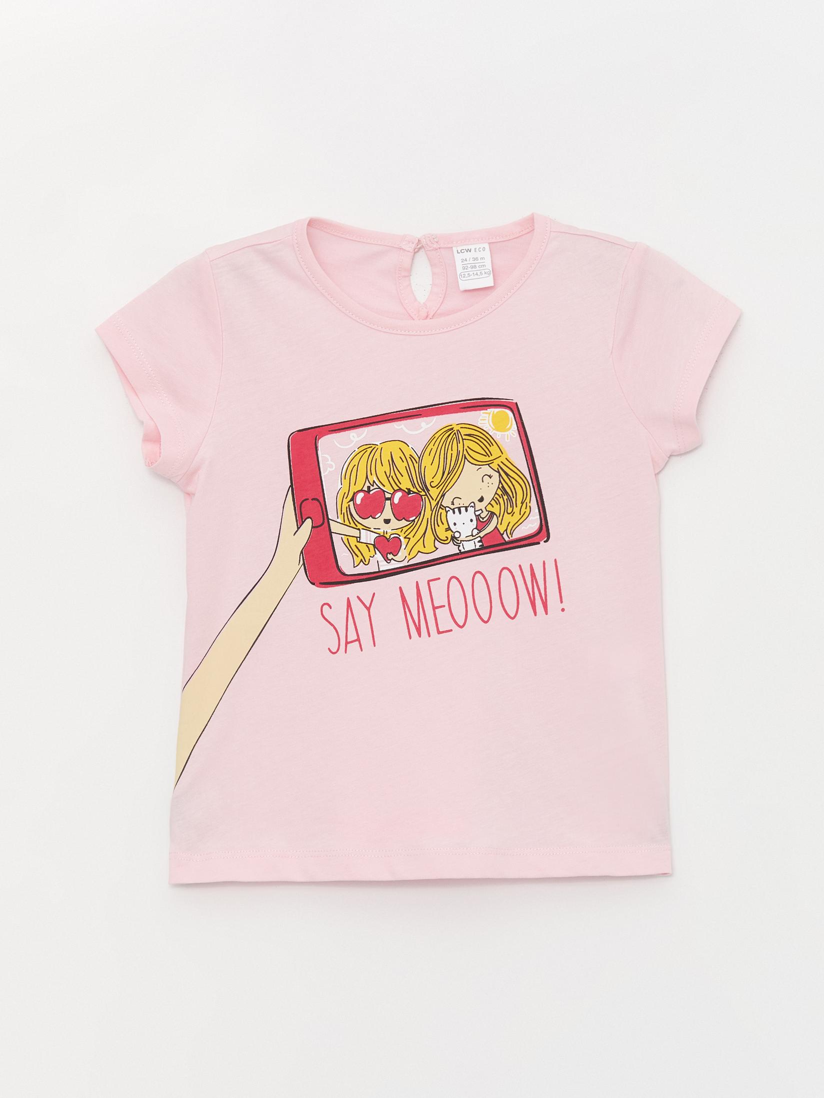 LC Waikiki Majica za devojčice S4AS90Z1-V5U, Roze