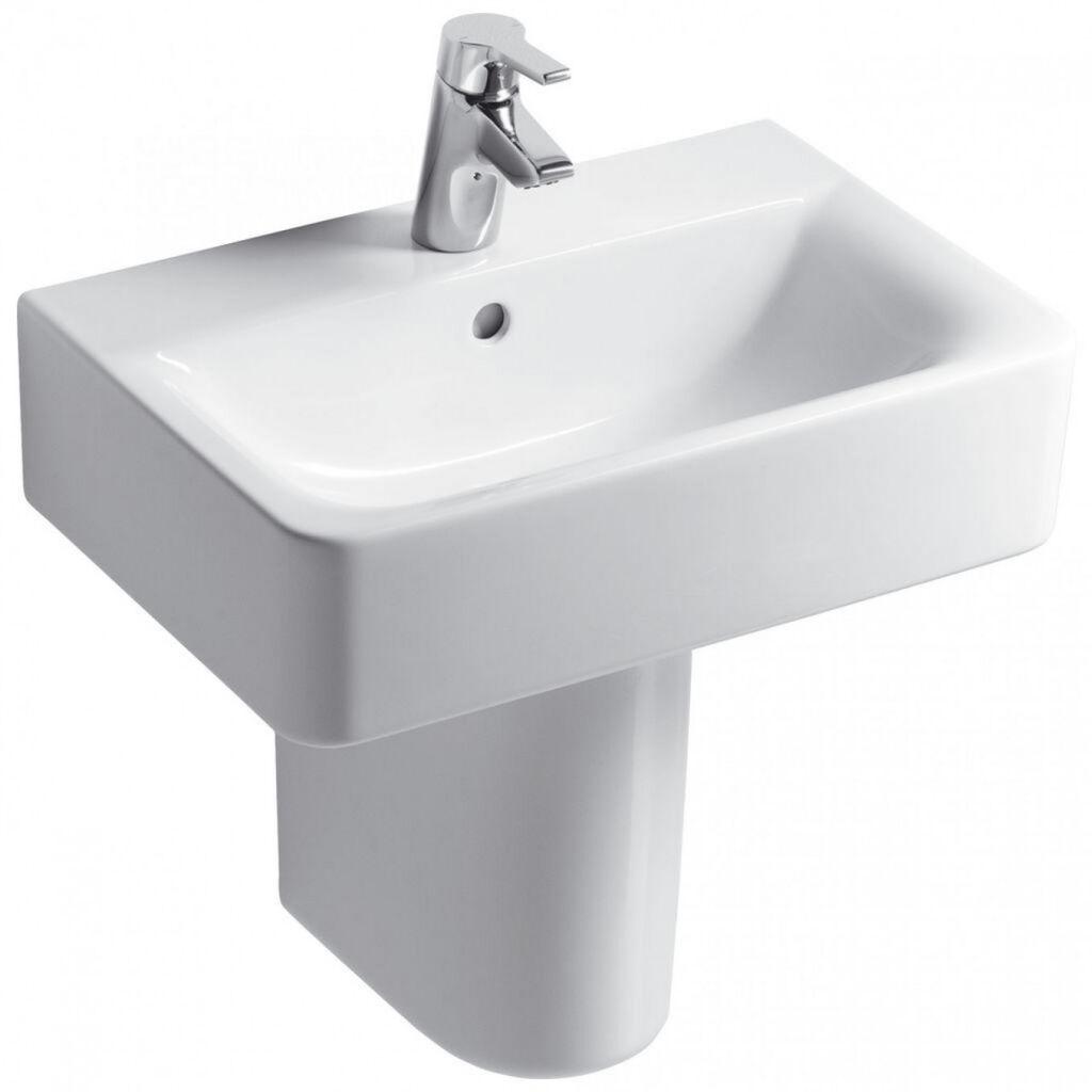 Ideal Standard Lavabo Connect Cube, 55x38 cm, Beli