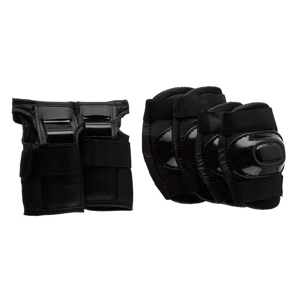 Action Set štitnika za kolena, laktove i šake, Crni