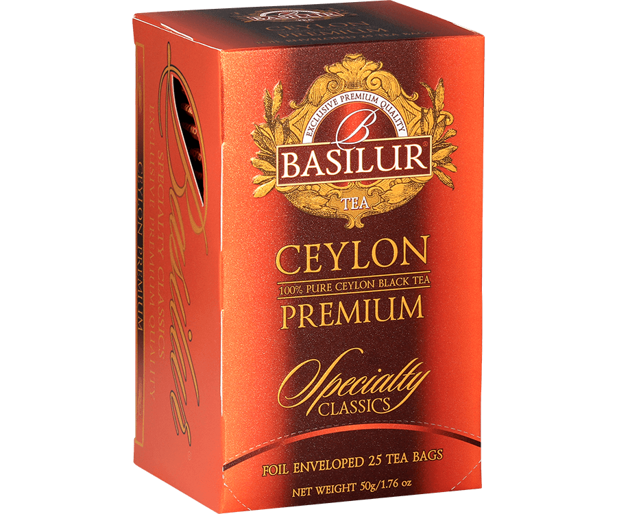 Basilur Crni čaj Ceylon Premium, 25 kesica