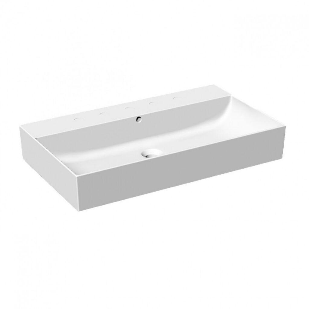 Hatria Nadgradni lavabo Bahia 13, 80x46.5 cm, Beli