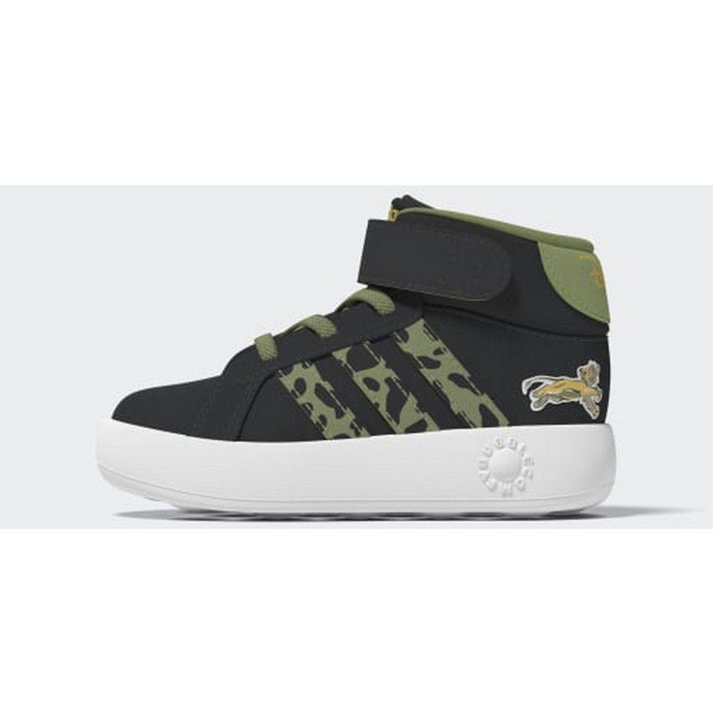 Adidas Patike za bebe grand court mid lionking i BT, Crne
