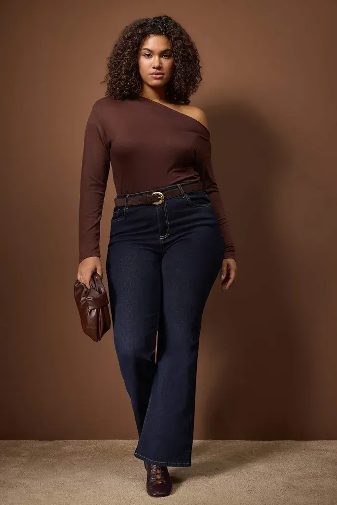 Trendyol Curve Ženska bluza TBBSS24AF00037, Braon
