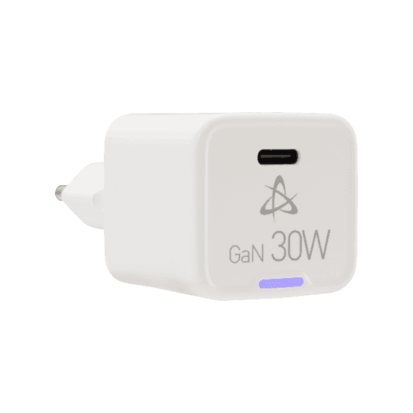 S-BOX Kućni punjač HC 30, 2x Type-C, 30W, GaN, Beli