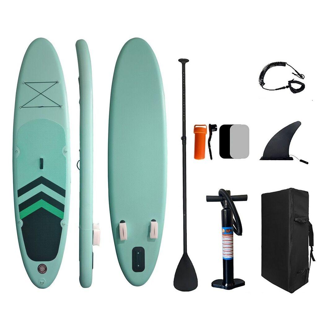 Funwater Sup set fresh green U, 320x76x15 cm, Plava