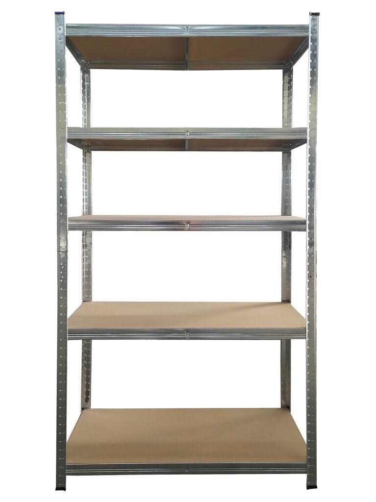 eHomeStorage Garažna metalna polica, 212x100x45 cm, 5 nivoa