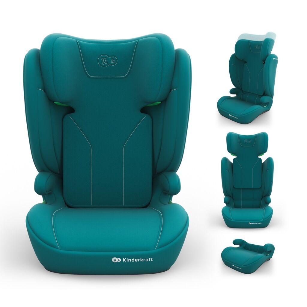 Kinderkraft auto-sedišta za decu I-Spark 2 Plus I veličina, 100-150 cm, zelena