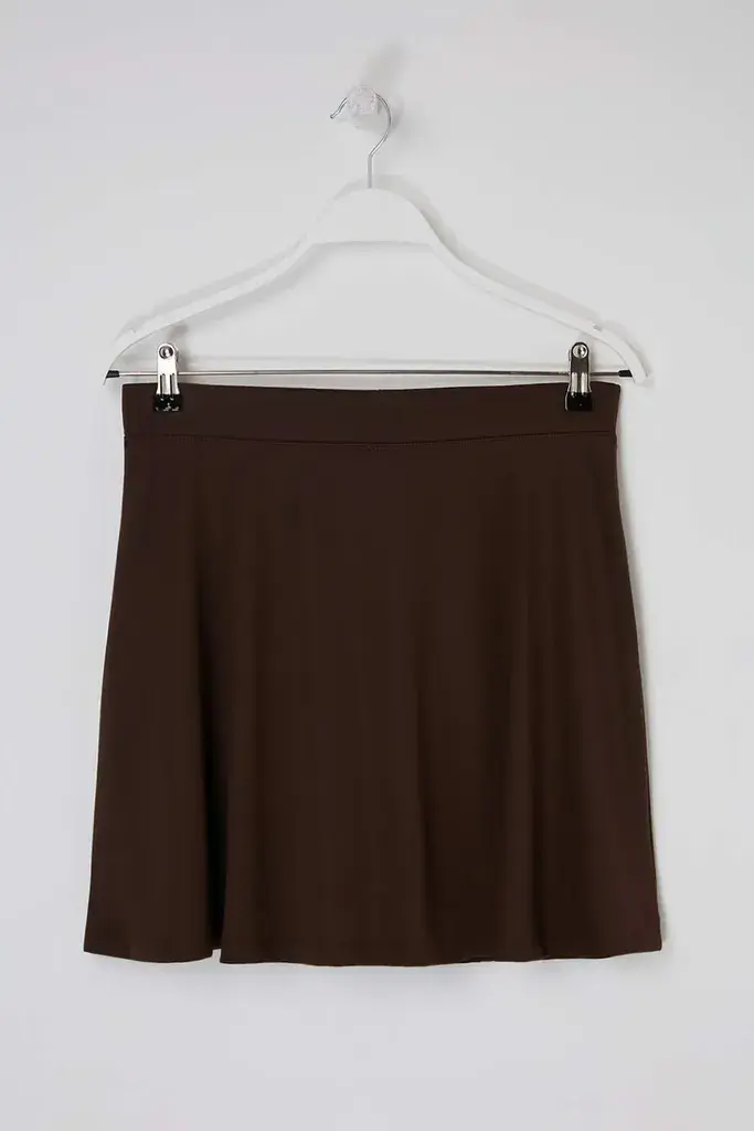 Trendyol Curve Ženski šorts-suknja TBBSS24AP00024, Braon
