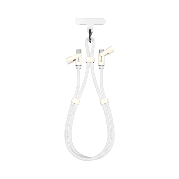 S-BOX Kabl Lanyard Type-C na Type-C, 1.5 m, Beli
