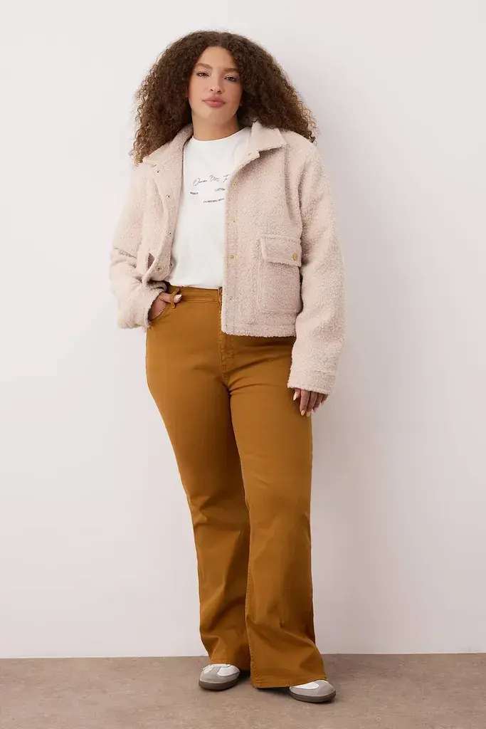 Trendyol Curve Ženske farmerke Tbbaw26Cj00030, Žute