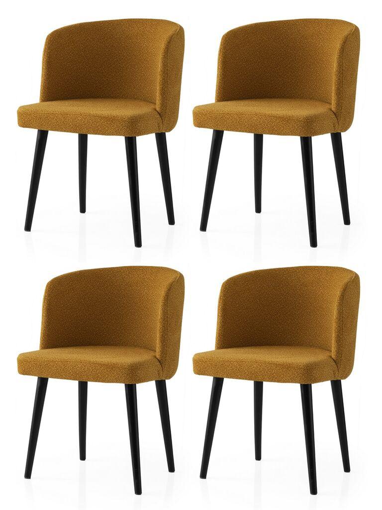 Hanah Home Set trpezarijskih stolica  Soft 4107 V4, 4 komada,  Oker