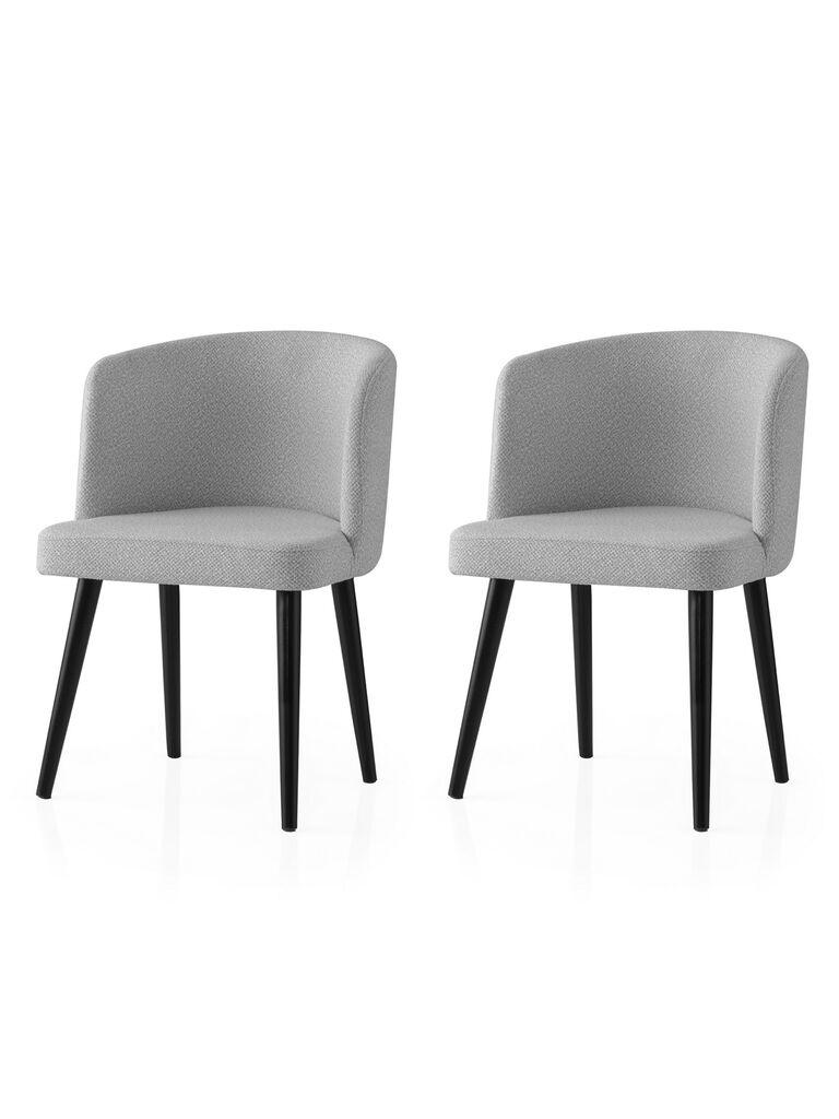 Hanah Home Set trpezarijskih stolica  Soft 4101 V2, 2 komada,  Prljavo Beli