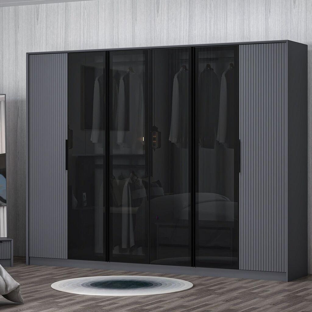 Hanah Home Garderober Kate Luxe-4806, 274x210x52 cm, Antracit