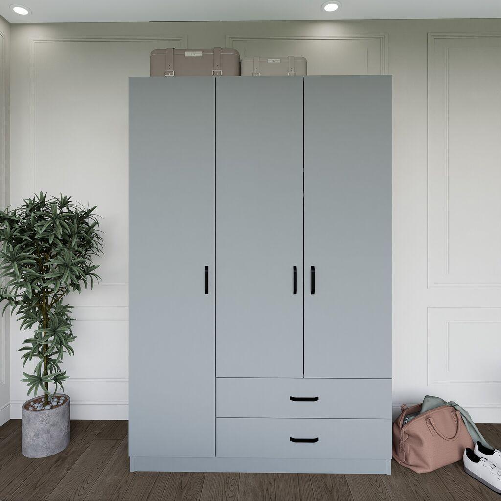 Hanah Home Garderober Yaman Luna 1600-037, 120x181x45 cm, Sivi