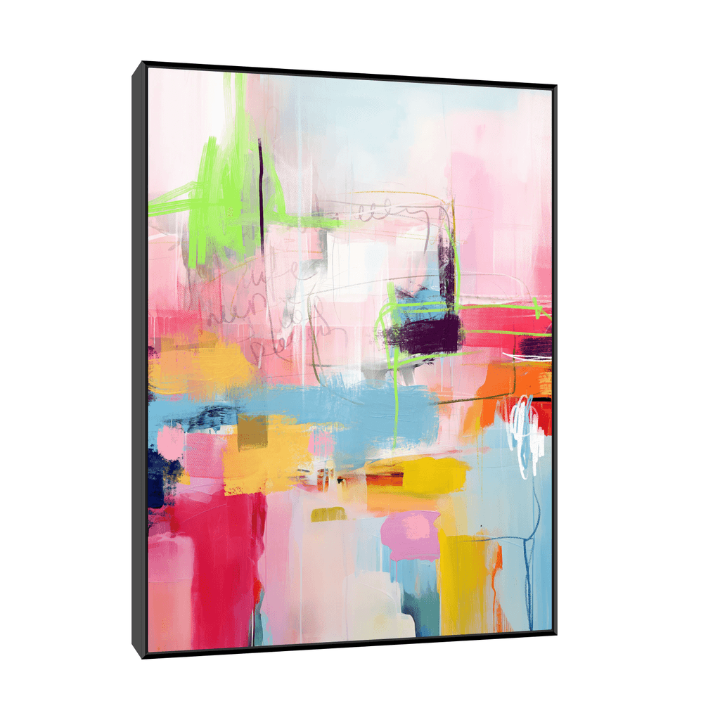 Canvas Slika na platnu Uspomena, 90x120 cm, Sa ramom, Crna