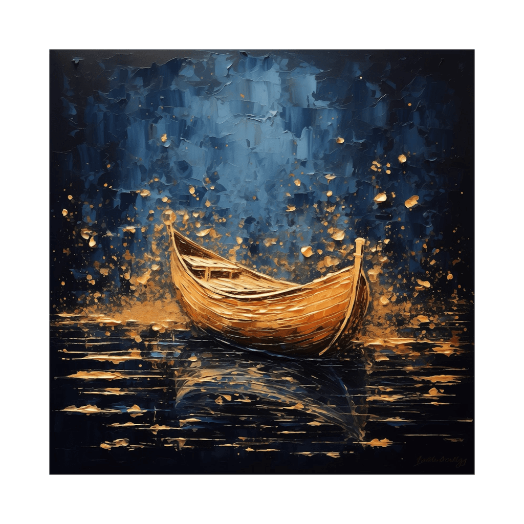 Canvas Slika na platnu Brod na pučini 3, 120x120 cm