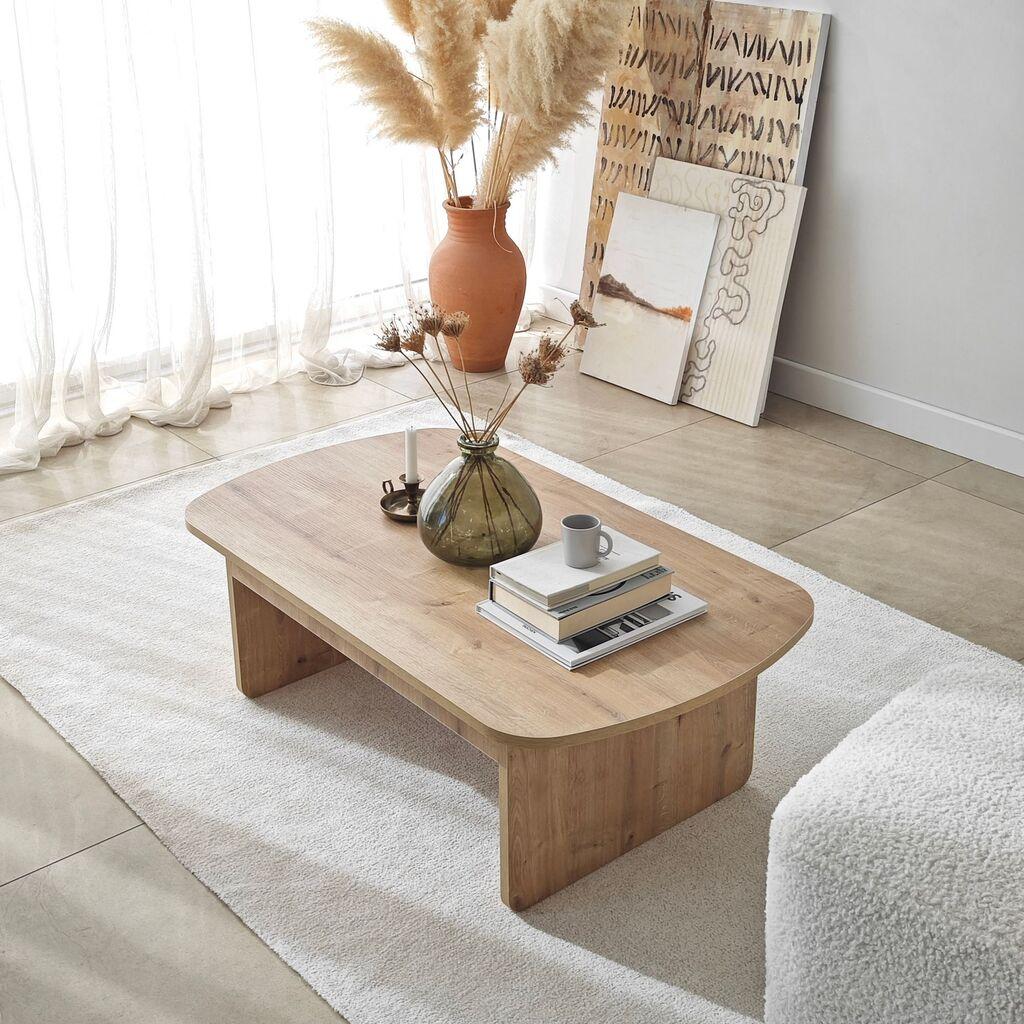 Hanah Home Klub sto Theseus, 105x35x60 cm, Smeđi