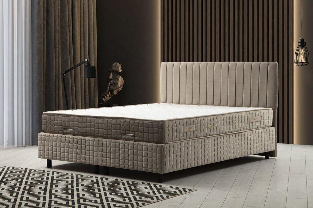 Hanah Home Francuski ležaj Safir, 160x114x200 cm, Braon