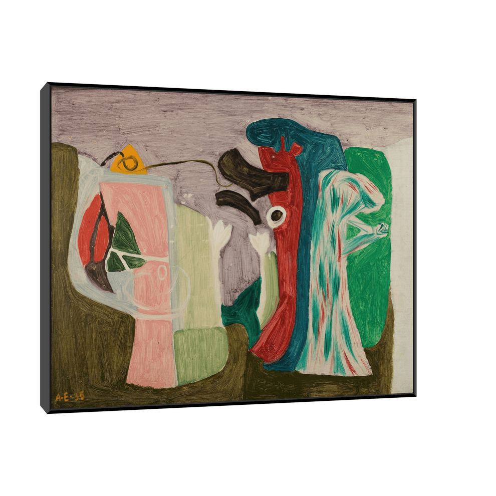 Canvas Slika na platnu Komposisjon (1935), Arne Ekeland, Sa ramom, 50 x 40 cm, Crni